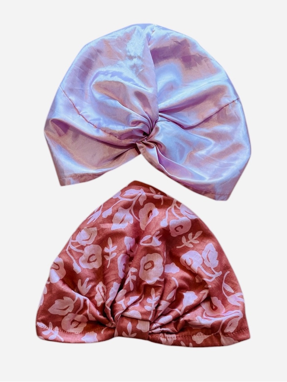 2pk Satin Hair Bonnets